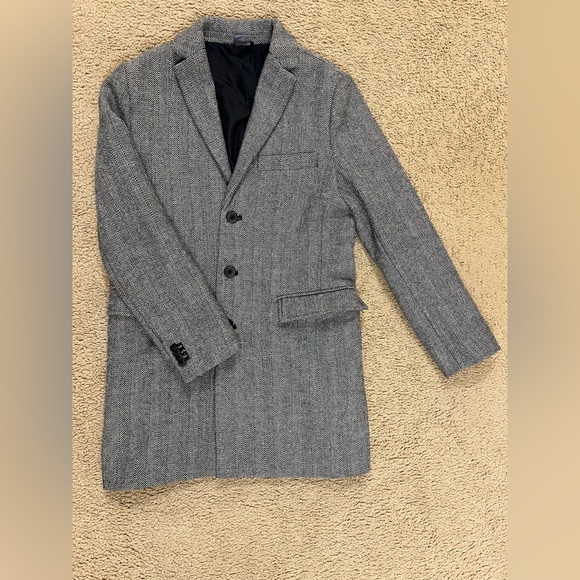 Old Navy Men’s Grey Top Coat - Picture 4 of 16